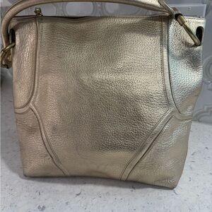 Kenneth Cole Gold Shoulder Bag